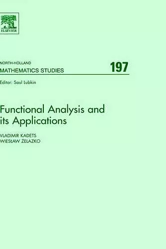 Functional Analysis and its Applications cover