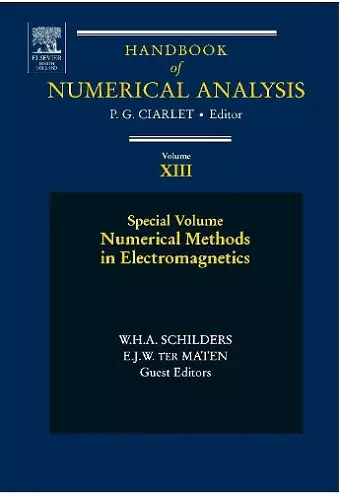 Numerical Methods in Electromagnetics cover