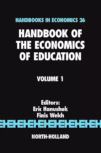 Handbook of the Economics of Education cover