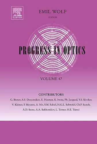 Progress in Optics cover