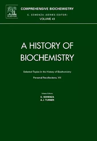 Selected Topics in the History of Biochemistry cover