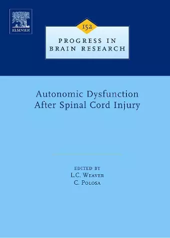 Autonomic Dysfunction After Spinal Cord Injury cover