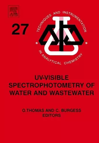 UV-visible Spectrophotometry of Water and Wastewater cover