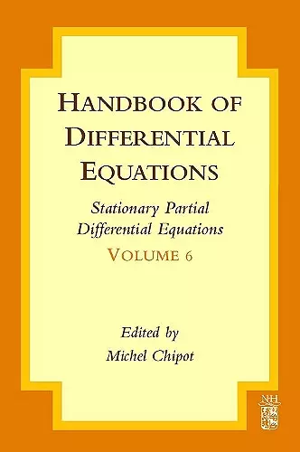 Handbook of Differential Equations: Stationary Partial Differential Equations cover