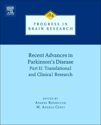 Recent Advances in Parkinsons Disease cover