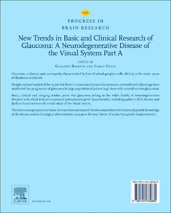 New Trends in Basic and Clinical Research of Glaucoma: A Neurodegenerative Disease of the Visual System Part A cover