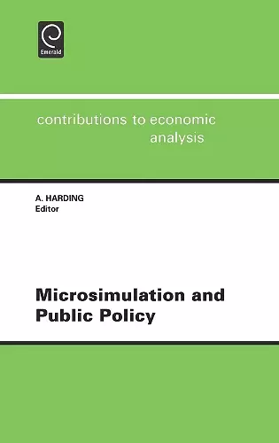 Microsimulation and Public Policy cover