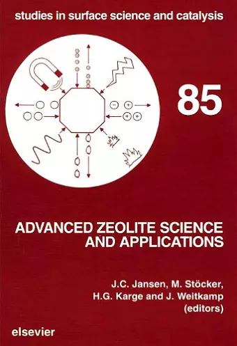 Advanced Zeolite Science and Applications cover