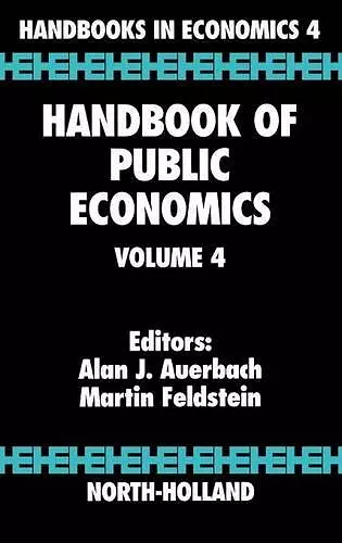 Handbook of Public Economics cover