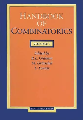 Handbook of Combinatorics Volume 1 cover