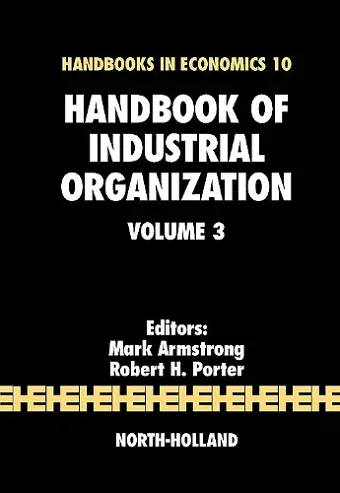 Handbook of Industrial Organization cover