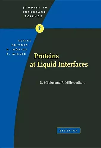 Proteins at Liquid Interfaces cover