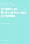 Analysis on Real and Complex Manifolds cover