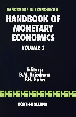 Handbook of Monetary Economics cover