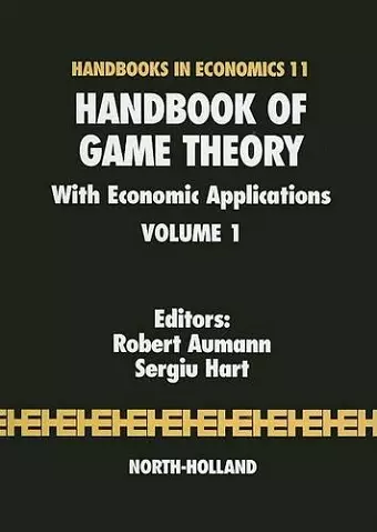 Handbook of Game Theory with Economic Applications cover