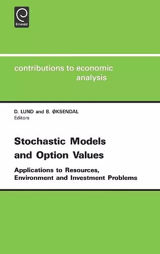 Stochastic Models and Option Values cover