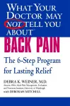 What Your Dr...Back Pain cover