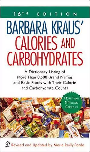 Barbara Kraus' Calories and Carbohydrates, 16th Edition cover