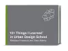 101 Things I Learned in Urban Design School cover