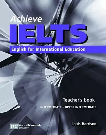 Achieve IELTS 1 Teacher Book - Intermediate to Upper Intermediate 1st ed cover