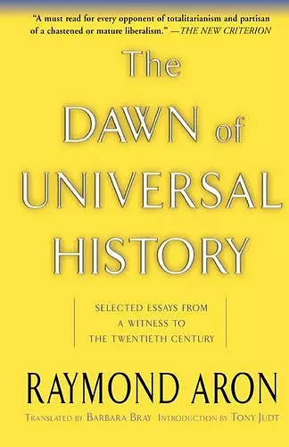 The Dawn Of Universal History cover