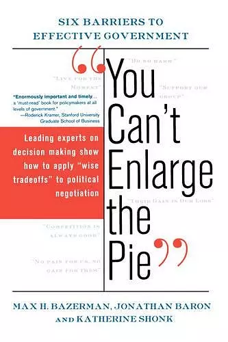 You Can't Enlarge The Pie cover