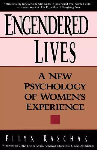 Engendered Lives cover