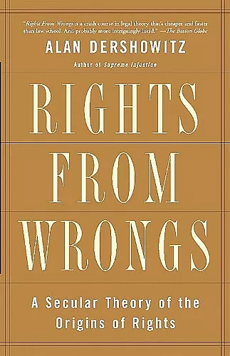 Rights from Wrongs cover