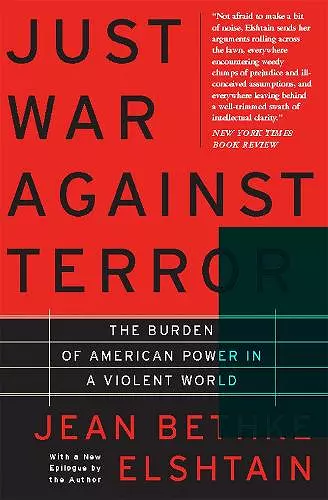 Just War Against Terror cover