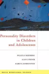 Personality Disorders In Children And Adolescents cover