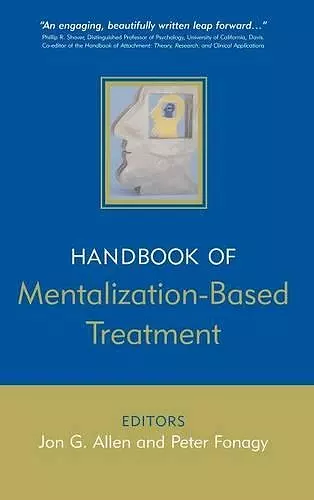 The Handbook of Mentalization-Based Treatment cover