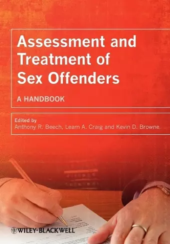 Assessment and Treatment of Sex Offenders cover