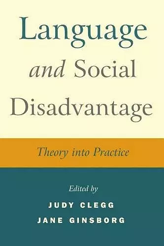 Language and Social Disadvantage cover