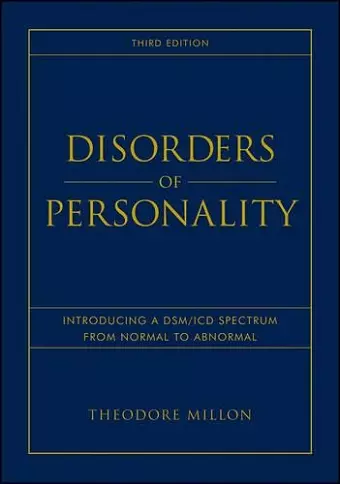 Disorders of Personality cover