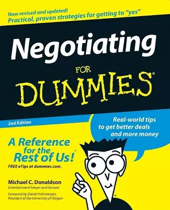 Negotiating For Dummies cover