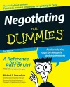 Negotiating For Dummies cover