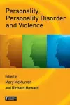 Personality, Personality Disorder and Violence cover