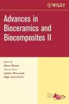 Advances in Bioceramics and Biocomposites II, Volume 27, Issue 6 cover