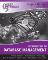 Wiley Pathways Introduction to Database Management, Project Manual cover