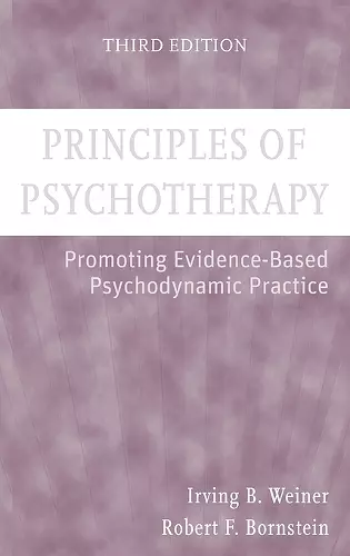 Principles of Psychotherapy cover