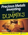 Precious Metals Investing For Dummies cover