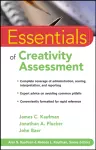 Essentials of Creativity Assessment cover