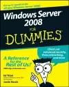 Windows Server 2008 For Dummies cover