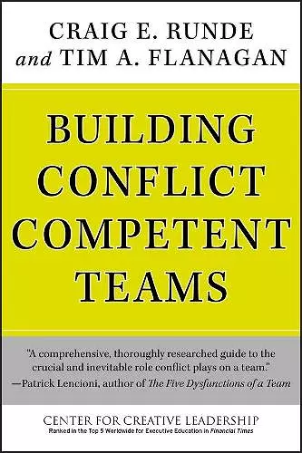 Building Conflict Competent Teams cover