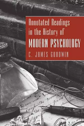 Annotated Readings in the History of Modern Psychology cover