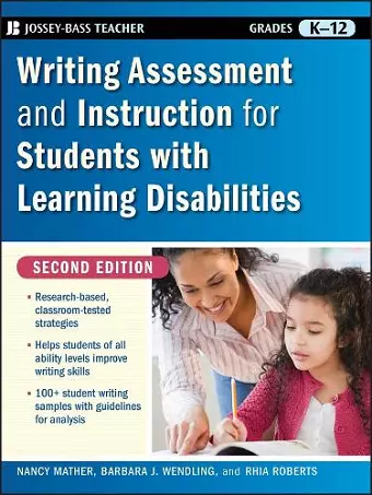 Writing Assessment and Instruction for Students with Learning Disabilities cover