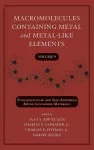 Macromolecules Containing Metal and Metal-Like Elements, Volume 9 cover