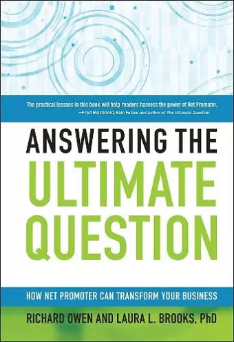 Answering the Ultimate Question cover