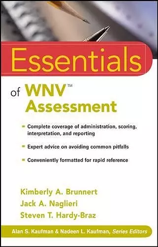 Essentials of WNV Assessment cover