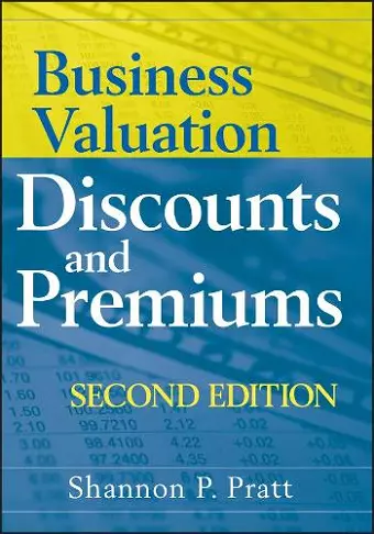 Business Valuation Discounts and Premiums cover